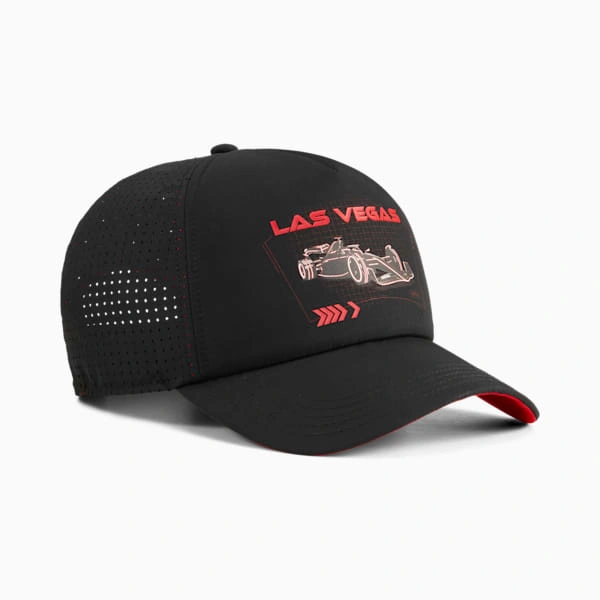 PUMA F1® Las Vegas Trucker Cap: Vegas Vibes, Racer Style! Dein cooler Hut für die Nacht.